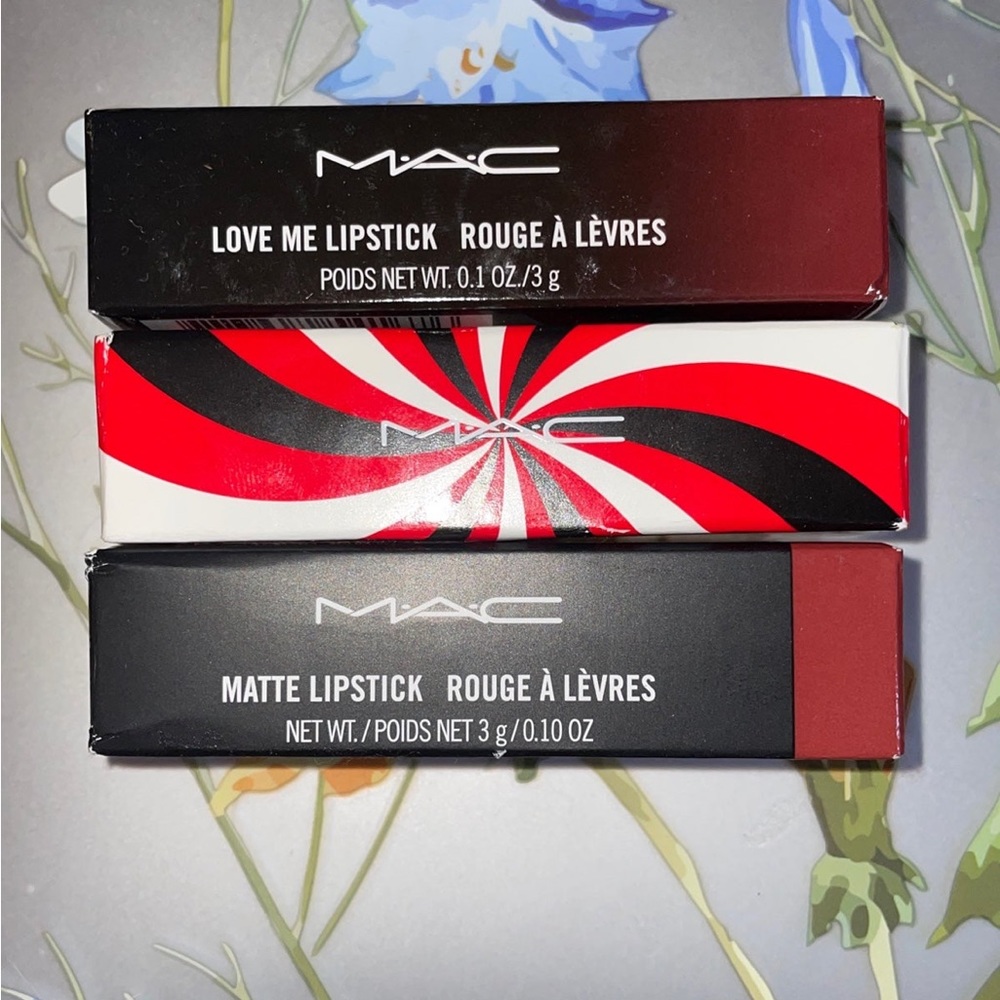 3 MAC Lipsticks